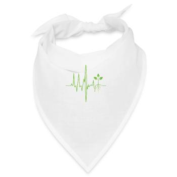 Natürliche Harmonie: Musik und Natur in Perfektion - Bandana - Weiß - Vorne