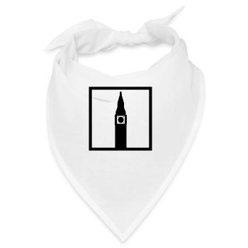 Big Ben London - Bandana - Weiß - Vorne