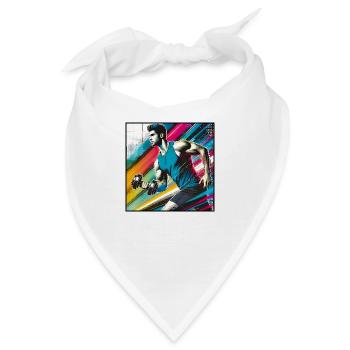 Sportlicher Mann - Bandana - Weiß - Vorne