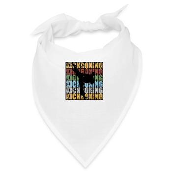 KICKBOXEN Sport Mann Stark - Bandana - Weiß - Vorne