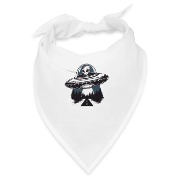 Entführung durch Außerirdische - Bandana - Weiß - Vorne