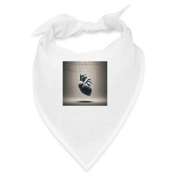 Die Fäden der Gefühle - Bandana - Weiß - Vorne