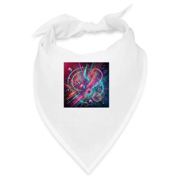 Neon-Energie - Bandana - Weiß - Vorne