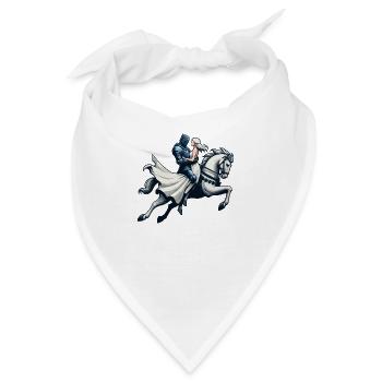 Blauer Prinz - Bandana - Weiß - Vorne