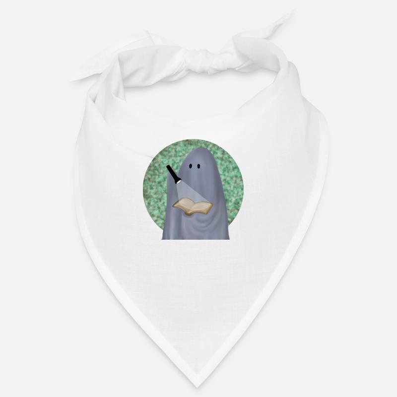 lesender Geist vor Tarnhintergrund Bandana