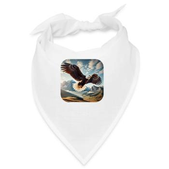 Weißkopfseeadler - Bandana - Weiß - Vorne