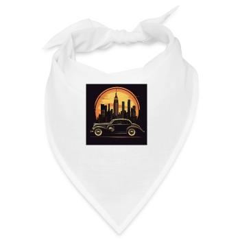 New York - Bandana - Weiß - Vorne