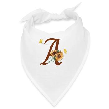 Brief an Sunflower Butterfly - Bandana - Weiß - Vorne
