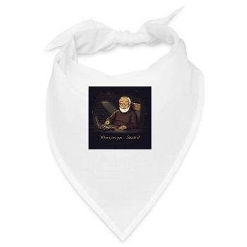 Bitcoin Satoshi - Bandana - Weiß - Vorne
