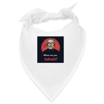 Bitcoin Satoshi Nagamoto - Bandana - Weiß - Vorne