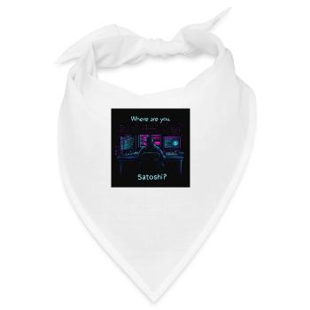 Bitcoin - Bandana - Weiß - Vorne