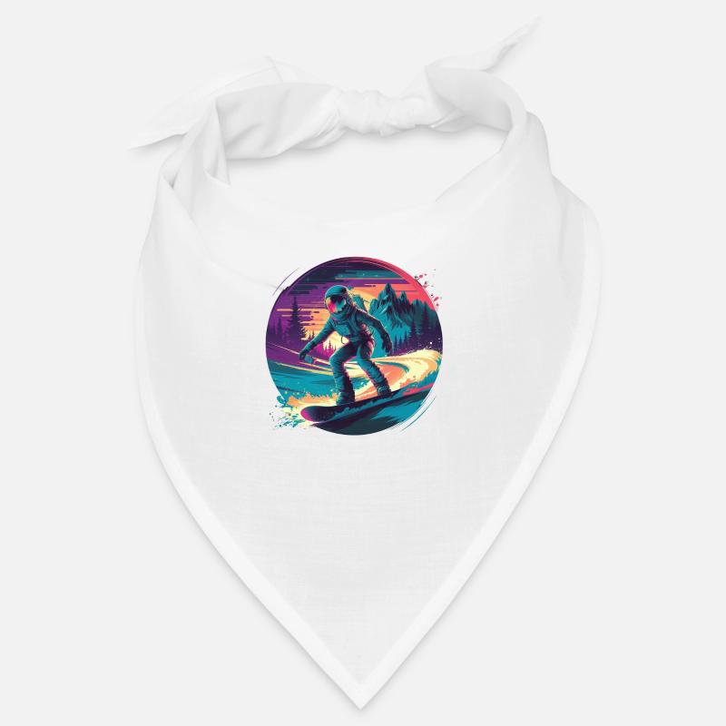 580s Snowboarding Bandana
