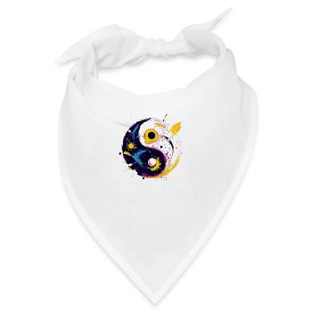 Yin Yang - Bandana - Weiß - Vorne