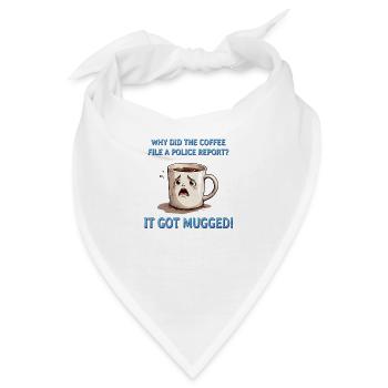 Mugged Coffee - Mugged Coffee - Bandana - Weiß - Vorne