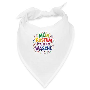 Mein Kostüm ist in der Wäsche - Bandana - Weiß - Vorne