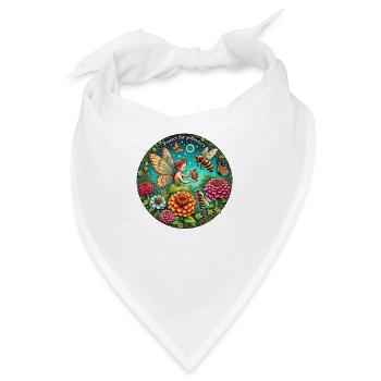 Honigbienen-Fee - Bandana - Weiß - Vorne