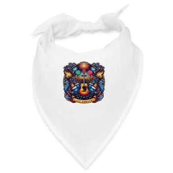 Live Concert Logo - Bandana - Weiß - Vorne