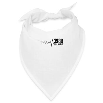 1980 Jubiläumsgeschenk 1980 Limited Edition 1980 - Bandana - Weiß - Vorne