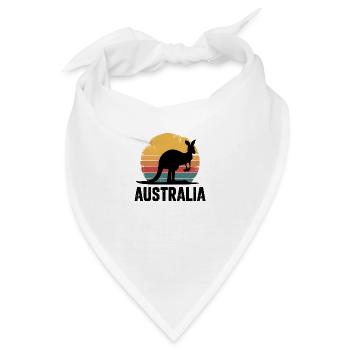 Australien - Bandana - Weiß - Vorne