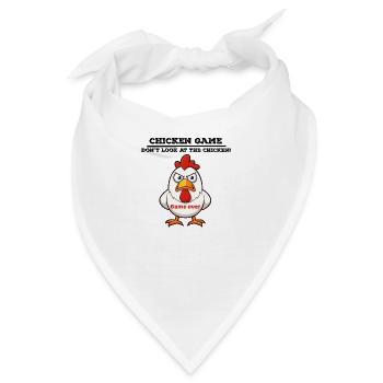 Chicken game - Bandana - Weiß - Vorne
