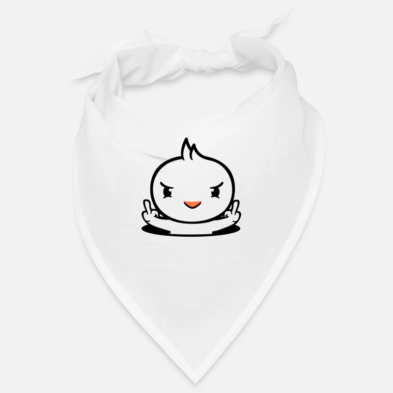 Bird Evil Bottom Hole Middle Finger Show Bad Boy Bandana