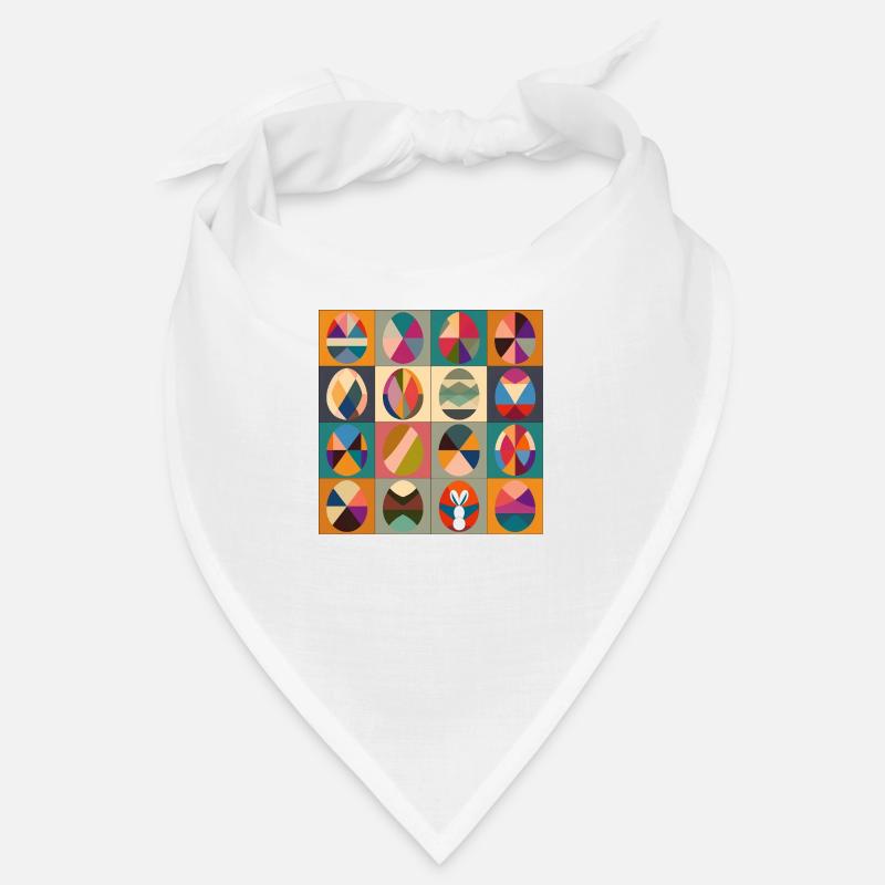 Easter Eggs Design No.12 - Bandana - white