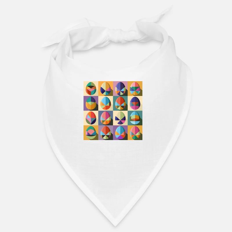 Easter Eggs Design No.11 - Bandana - white