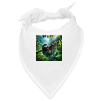 Faultier Wanderer Pura Vida - Bandana - Weiß - Vorne
