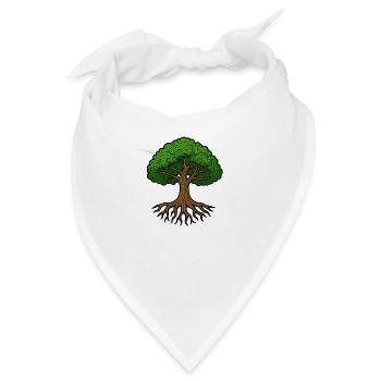 baum des lebens - Bandana - Weiß - Vorne
