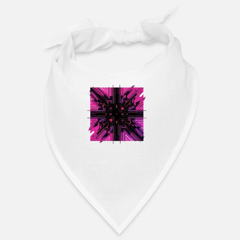 Cyber Grid Pulse Bandana