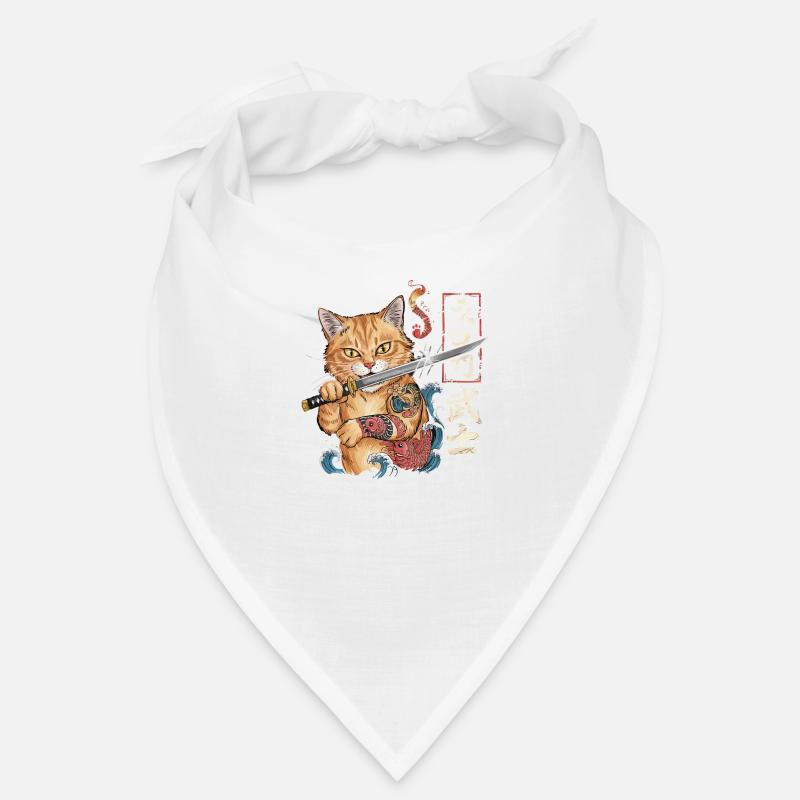Samurai-Katze Bandana