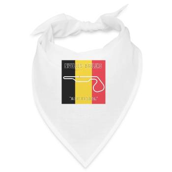 "Circuit de Revolver" - Bandana - Weiß - Vorne