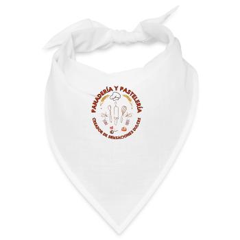 Bäckerei und Konditorei, Schöpfer von Delikatessen - Bandana - Weiß - Vorne