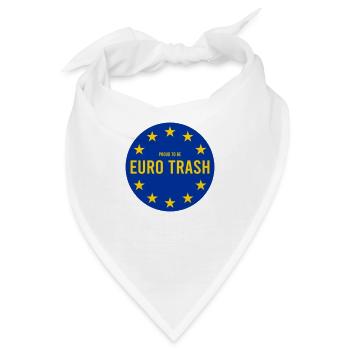 Euro-Müll - Bandana - Weiß - Vorne