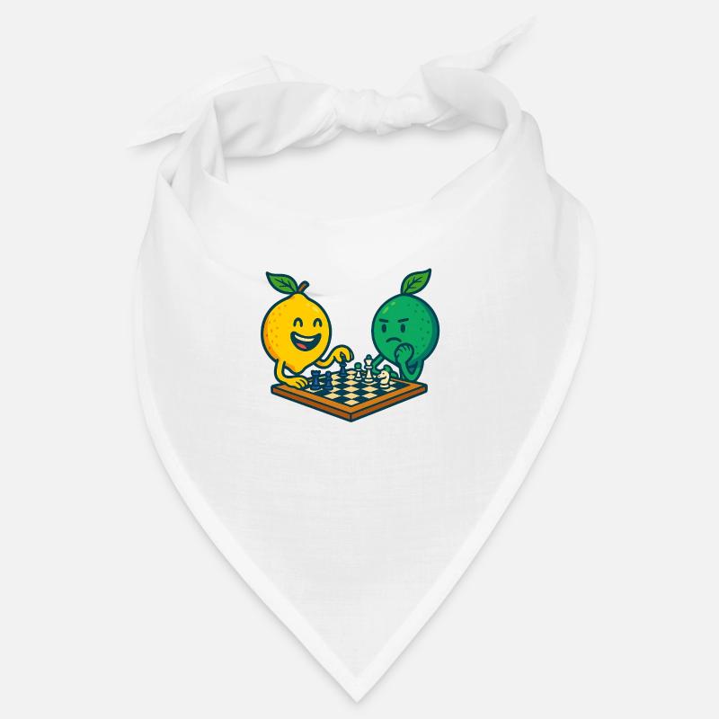 Chess duel - lemon against lime Bandana