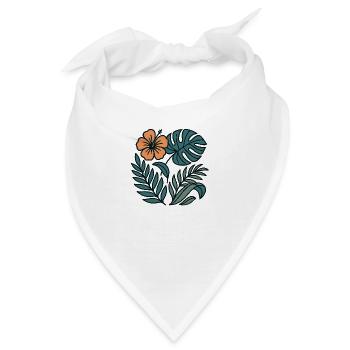 Aloha Flora - Bandana - Weiß - Vorne