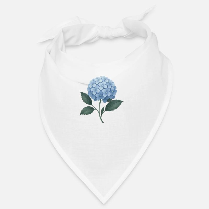 Hydrangea Magic – Blue Flower Ball Bandana