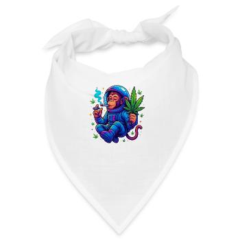 Spacemonkey - Bandana - Weiß - Vorne