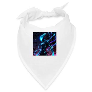 Leonardo Anime XL In the darkness of the cosmos - Bandana - Weiß - Vorne