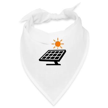 Solar Panele Photovoltaik Anlage - Bandana - Weiß - Vorne