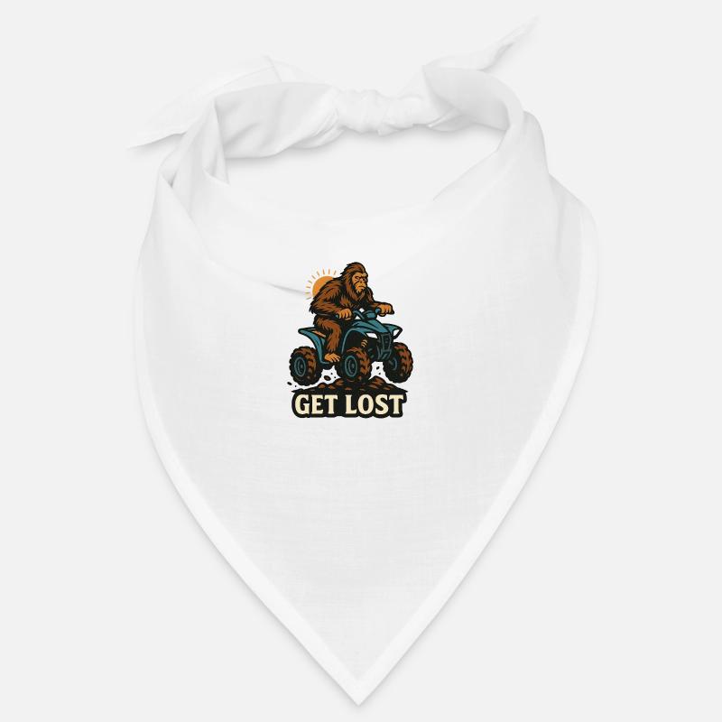 Hol dir Lost Sasquatch - Bandana - Weiß