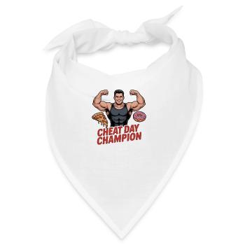 Chat Day Champion Fitness - Bandana - Weiß - Vorne