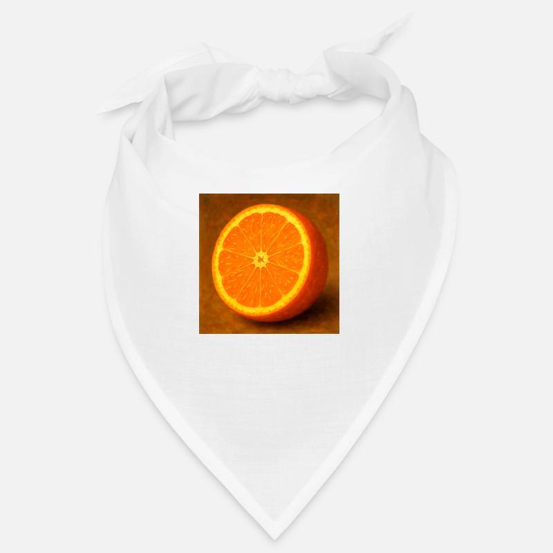 Split orange Bandana