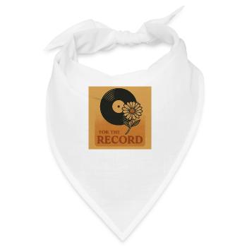 RetroVinyl Schallplatte Vintage - Bandana - Weiß - Vorne