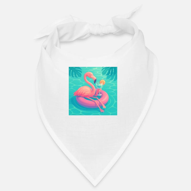 Flamingo Chill – Urlaub am Pool Bandana