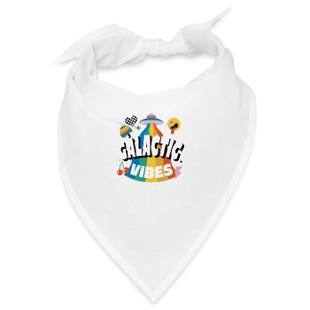 Galactic Vibes - Bandana - Weiß - Vorne