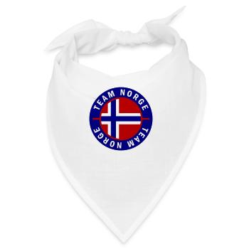 Norge Team Norwegen - Bandana - Weiß - Vorne