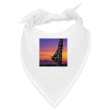 Faultier Wanderer Pura Vida - Bandana - Weiß - Vorne