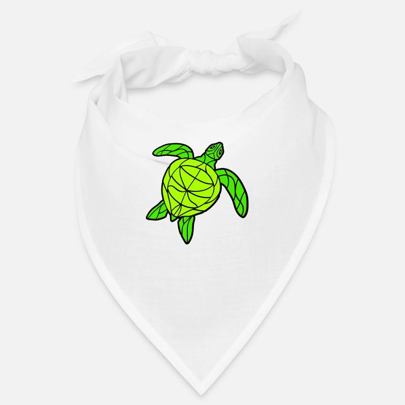 Water turtle lines strokes pattern nice cool Bandana