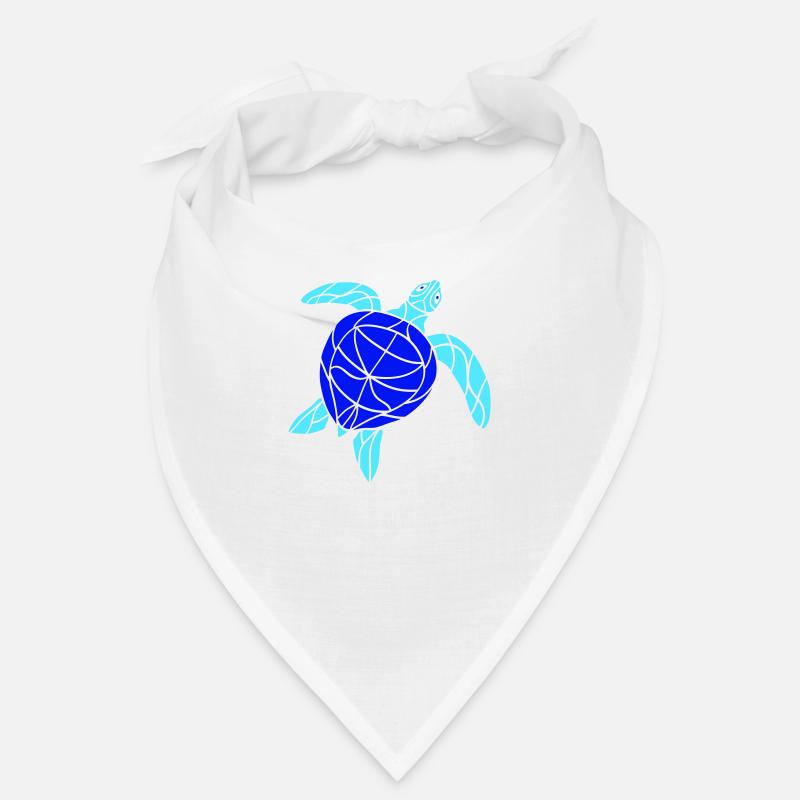 Water turtle lines strokes pattern nice cool Bandana